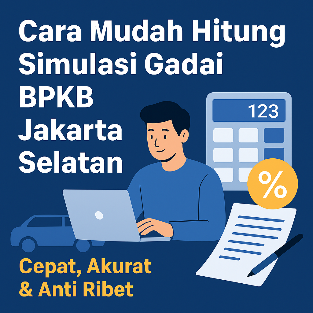 Cek Simulasi Gadai BPKB Jakarta Selatan Secara Cepat & Akurat