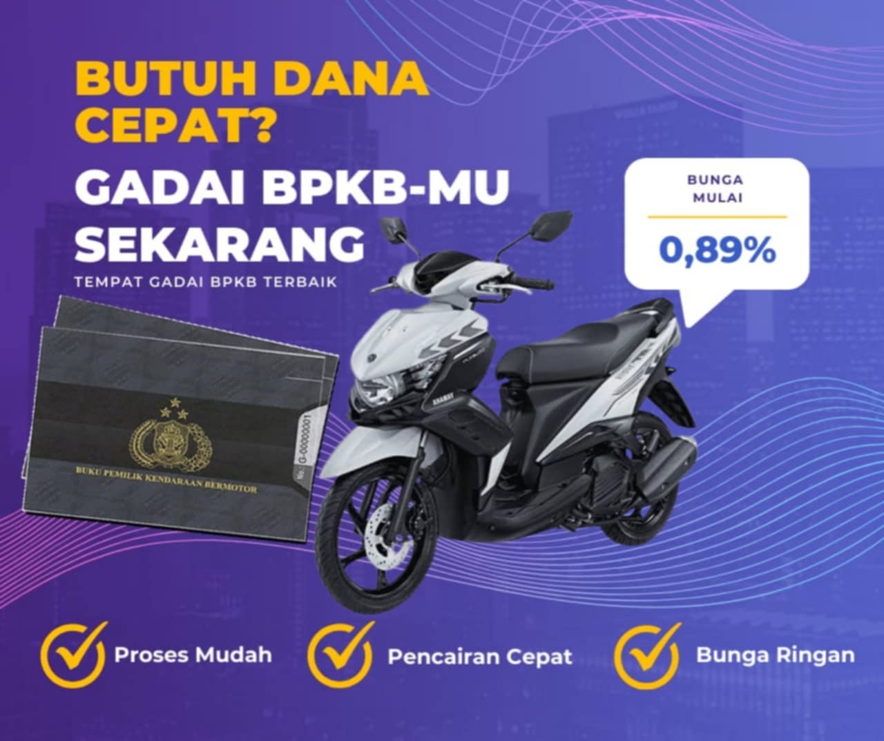 Kredit Jaminan Bpkb Motor Yamaha Xeon 125 Dapat Dana Berapa? Seperti ini Simulasinya
