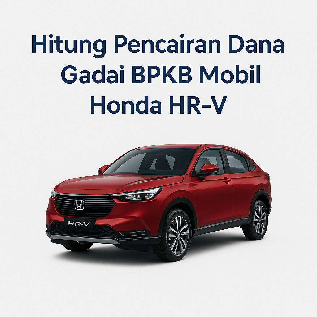 Cara Hitung Pencairan Dana Kredit Jaminan BPKB HR-V