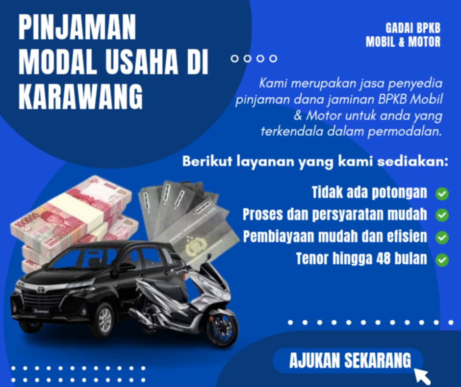 Pusat Kredit Jaminan Bpkb Di Karawang