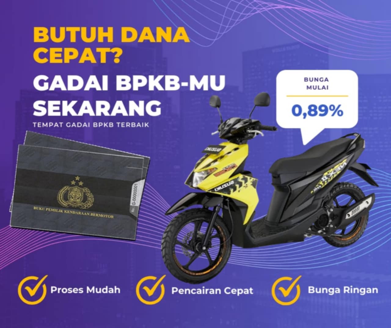 Kredit Jaminan Bpkb Motor Suzuki Nex Twotone Dapat Dana Berapa? Seperti Ini Simulasinya
