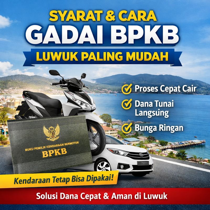 Info Lengkap Kredit Jaminan BPKB Luwuk Update 2026