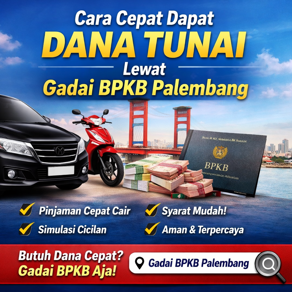 Solusi Pinjaman Cepat Kredit Jaminan BPKB Palembang Proses Mudah