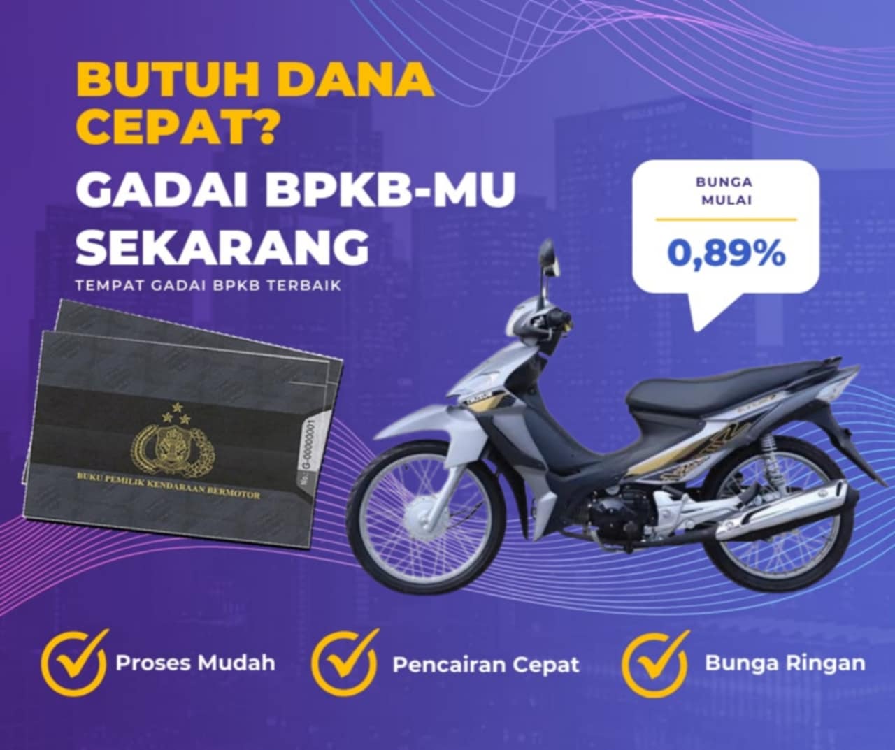 Kredit Jaminan Bpkb Motor Suzuki Smash Lbp Dapat Dana Berapa? Seperti Ini Simulasinya