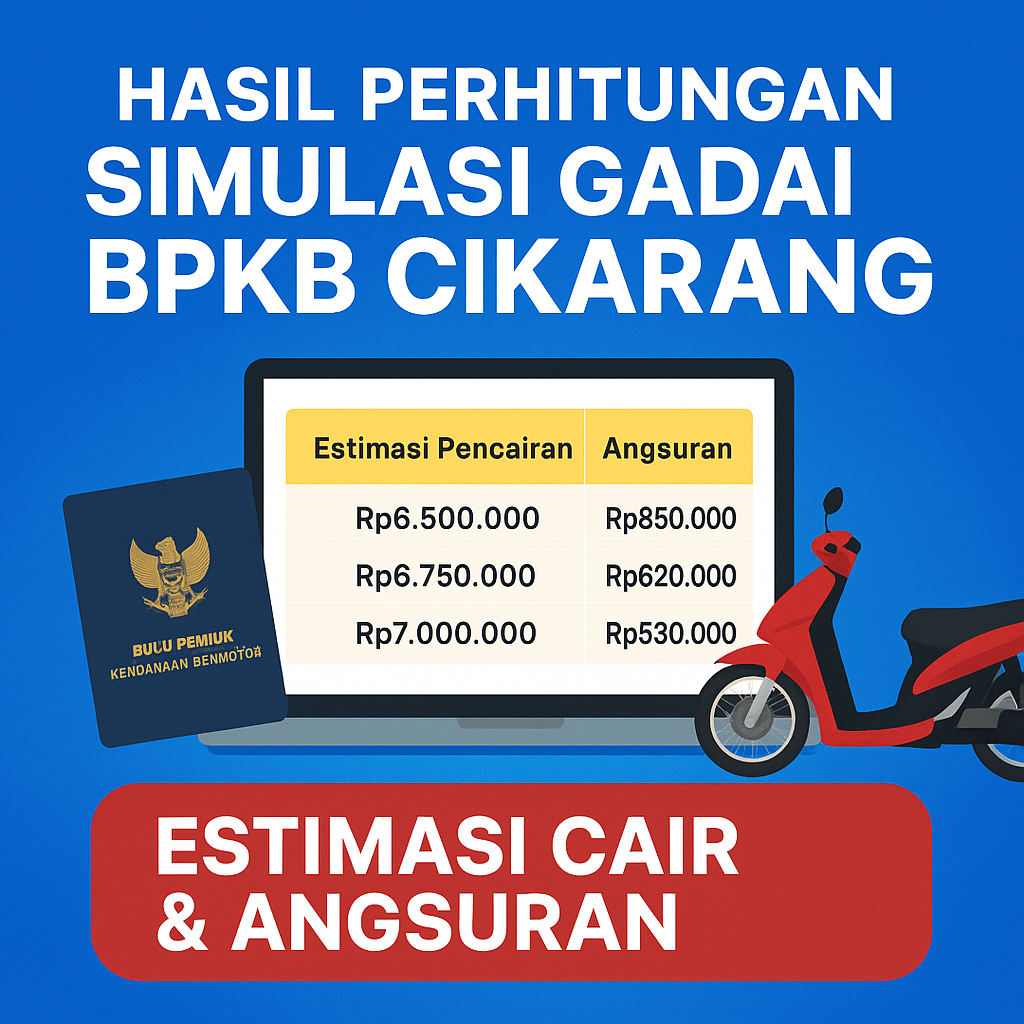 Panduan Lengkap Contoh Simulasi Pengajuan Kredit Jaminan BPKB di Cikarang