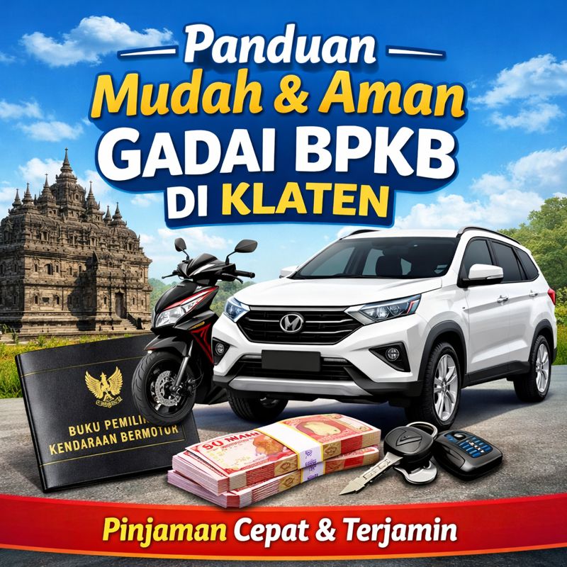 Kredit Jaminan BPKB Klaten Proses Cepat dengan Syarat Ringan