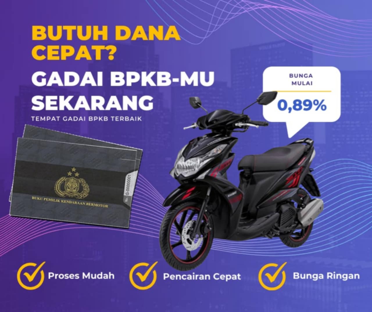 Kredit Jaminan Bpkb Motor Yamaha Xeon Lbp Dapat Dana Berapa? Seperti Ini Simulasinya