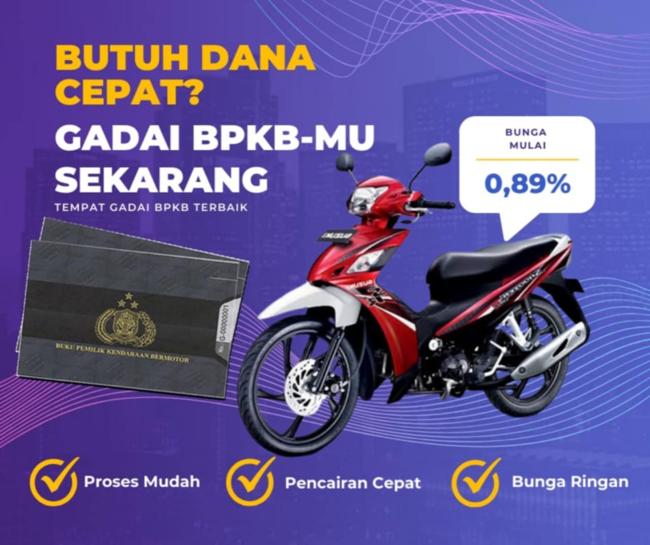 Kredit Jaminan Bpkb Motor Suzuki Shooter Fi Srcw Dapat Dana Berapa? Seperti Ini Simulasinya