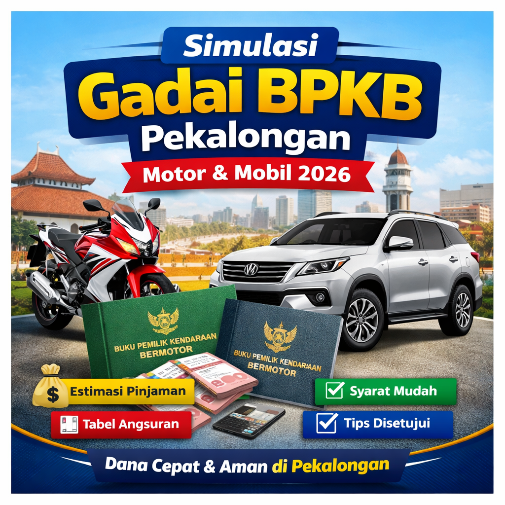 Kredit Jaminan BPKB Pekalongan Tabel Pinjaman dan Tenor Terlengkap 2026