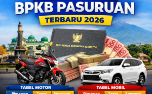 Tabel Kredit Jaminan BPKB Pasuruan Paling Lengkap 2026